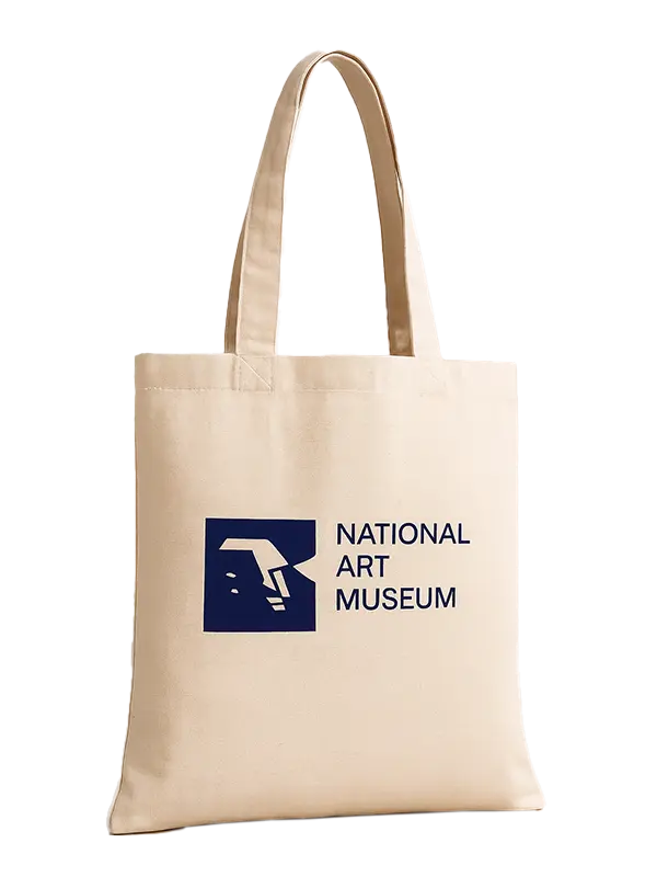 sakoules-gia-museum-cotton-packaging-xenos-05 copy Βαμβακερή οικολογική τσάντα σε φυσικό χρώμα με εκτύπωση μπλε λογότυπου και κειμένου "NATIONAL ART MUSEUM"